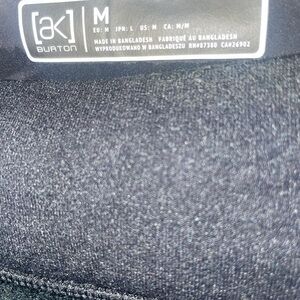 Ak Burton Fleece Pants Medium